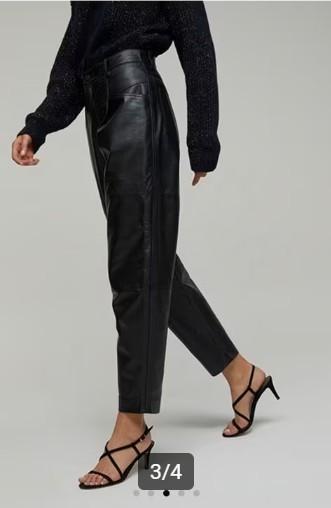 Closed nappa leren  dames broek, Kleding | Dames, Broeken en Pantalons, Nieuw, Maat 38/40 (M), Zwart, Lang, Verzenden