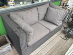 Mooie lounge bankje voor tuin of balkon, inclusief kussens, Tuin en Terras, Zo goed als nieuw, Loungeset, Wicker, Bank