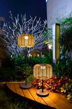 Tuinlamp Nina en Valerie, Wicker, Oplaadbaar, Zonnecellen te, Ophalen of Verzenden, Nieuw, Overige materialen, Overige typen