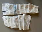 Stapel moltons en lakentjes voor wieg/ledikant (14 stuks), Ophalen of Verzenden, Gebruikt, Wit, Jongetje of Meisje