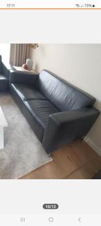 2 Identieke Antraciet Banken, Huis en Inrichting, Gebruikt, Minder dan 75 cm, 150 tot 200 cm, Tweepersoons