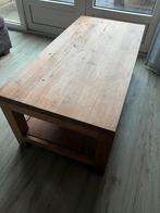 Teak houten salontafel 120/60 47hoog, Ophalen of Verzenden