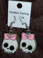 Leuke vintage oorhangers, Overige materialen, Hangers, Wit, Nieuw