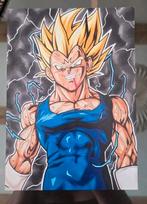 Dragon Ball Print van tekening van Franse illustrator A4, Ophalen of Verzenden