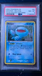 Wooper Rev Foil Team Rocket Returns PSA 8, Ophalen of Verzenden, Zo goed als nieuw, Losse kaart, Foil