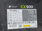 Corsair 500w max voeding psu power supply cx500, Computers en Software, Interne voedingen, Ophalen of Verzenden, Gebruikt
