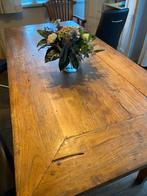 Mooie doorleefde Tafel, eettafel met laden, Ophalen, Gebruikt, 50 tot 75 cm, Eikenhout