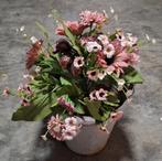 12 Roze boeketten bloemen kunstbloemen, op foto 1 boeket, Huis en Inrichting, Ophalen of Verzenden, Gebruikt