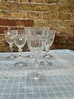 6 kristallen glazen Cristal d’Arques Annecy Frankrijk 15 cm, Ophalen of Verzenden, Zo goed als nieuw, Overige typen