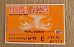 Originele ticket Michael Jackson Dangerous World Tour 1992, Tickets en Kaartjes, Eén persoon, Juli