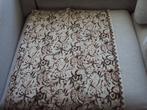 Batik stof creme en bruinkleurig lengte 244 cm breedte 104cm, Hobby en Vrije tijd, Stoffen en Lappen, Beige, Ophalen of Verzenden