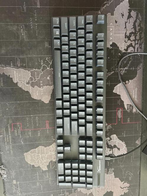 HP HyperX, Computers en Software, Toetsenborden, Zo goed als nieuw, Qwerty, Bedraad, Gaming toetsenbord, Ophalen of Verzenden