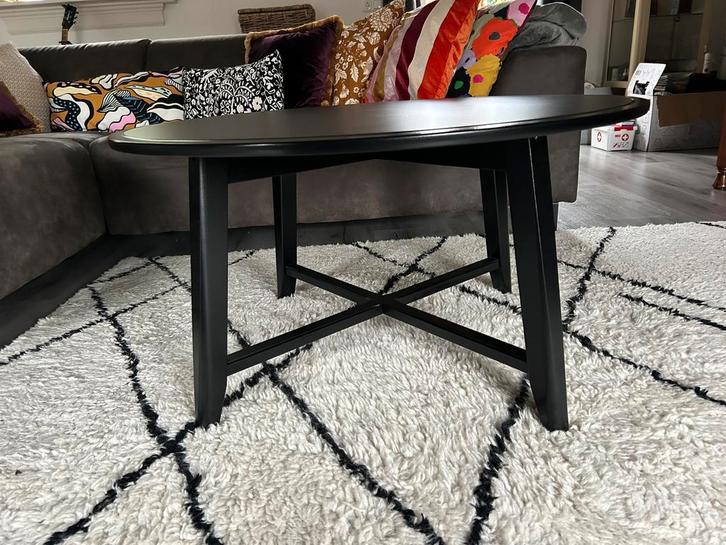 Kragsta salon tafel zwart, Huis en Inrichting, Tafels | Statafels, Zo goed als nieuw, Ophalen