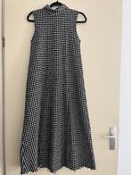 Elegante zwart-wit boucle A-lijn midi jurk Zara, Verzenden, Zo goed als nieuw, Maat 36 (S), Onder de knie