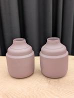 Mooie oud roze metalen vaasjes!, Huis en Inrichting, Woonaccessoires | Vazen, Overige materialen, Overige kleuren, Ophalen of Verzenden