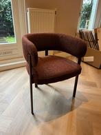 Eetkamerstoelen Mae Terracotta Bouclé Nieuw, Drie, Nieuw, Ophalen of Verzenden, Stof