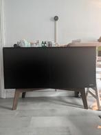 Kidsmill Commode - Zwart, Kinderen en Baby's, Kinderkamer | Commodes en Kasten, 50 tot 70 cm, Voetruimte, Commode, Ophalen