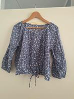Mango Blouse met Bloemenprint maat L, Blauw, MNG, Maat 42/44 (L), Ophalen of Verzenden