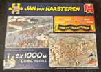 Jan van Haasteren 2x1000 ELFSTEDENTOCHT - NIEUWJAARSDUIK, Ophalen of Verzenden, 500 t/m 1500 stukjes, Zo goed als nieuw, Legpuzzel