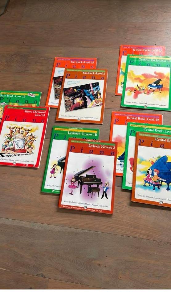 Alfred’s piano methode compleet 1b 2 1a kerst recital techni, Muziek en Instrumenten, Bladmuziek, Gebruikt, Les of Cursus, Overige genres