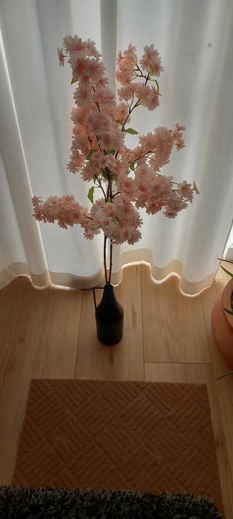 Kunstbloesem takken kersenbloesem, Huis en Inrichting, Woonaccessoires | Kunstplanten en Kunstbloemen, Zo goed als nieuw, Ophalen