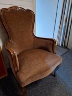Antieke Stoel met Houten Frame, Huis en Inrichting, Fauteuils, Ophalen, Gebruikt