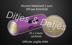 2 euro muntrol Nederland 200 jaar Koninkrijk, Ophalen of Verzenden