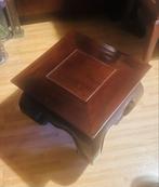 Mooie Opium Koloniale Teak Salontafel Vierkant, Minder dan 45 cm, Minder dan 55 cm, Koloniaal, Vierkant