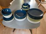 Ikea servies Färgrik blauw, groen en wit, Huis en Inrichting, Keuken | Servies, Ophalen, Gebruikt, Keramiek, Bord(en)