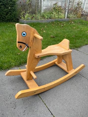 Vintage Houten Hobbelpaard beschikbaar voor biedingen