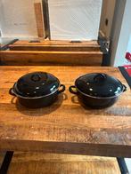 Zwarte Braadpannen Set 28cm - nieuw, Ophalen, Overige materialen, Gebruikt, Inductieplaat