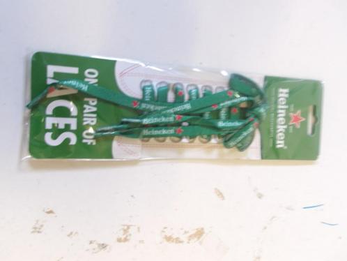Heineken schoenveters (nr.1), Verzamelen, Biermerken, Nieuw, Overige typen, Heineken, Ophalen of Verzenden