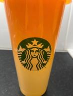 Starbucks Beker Oranje Ijskoffie, Ophalen of Verzenden, Zo goed als nieuw
