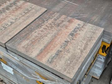 Gemêleerde kleur terrastegels 60x60x6cm s-partij tuintegel beschikbaar voor biedingen