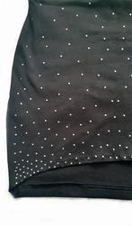 mini rok studs gothic punk rock metal party alternative EFF, Kleding | Dames, Verzenden, Zwart, Zo goed als nieuw, Maat 34 (XS) of kleiner