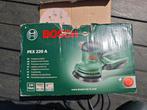 Bosch PEX 220 A Schuurmachine Scherpe 2ehands Deal, Ophalen of Verzenden, Gebruikt, Minder dan 600 watt, Vlakschuurmachine