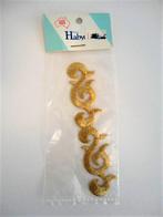 Vintage Jaren 80 Goud Applicatie, Ophalen of Verzenden, Nieuw, Applicatie