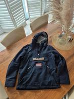 Napapijri Jas - Donkerblauw met zakken, Kleding | Heren, Ophalen of Verzenden, Zo goed als nieuw, Napapijri, Maat 48/50 (M)