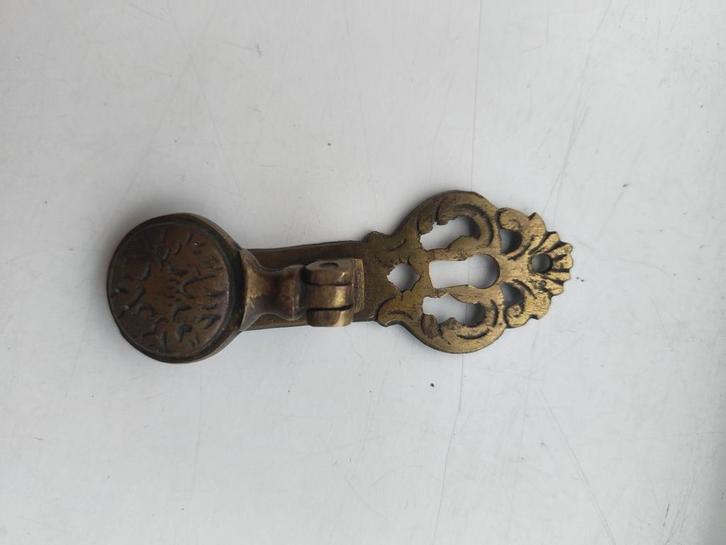 Vintage deurklopper van metaal, Huis en Inrichting, Woonaccessoires | Kapstokken, Gebruikt, Wandkapstok, Minder dan 100 cm, Metaal