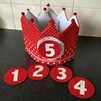 Verjaardagskroon met verwisselbare cijfers, Ophalen of Verzenden, Zo goed als nieuw