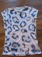 Josh V T-shirt Roze Panterprint Maat S, Kleding | Dames, T-shirts, Zo goed als nieuw, Korte mouw, Roze, Maat 36 (S)