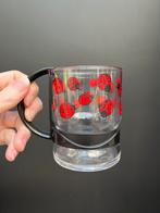 Set van 4 theeglazen, Glas of Glazen, Gebruikt, Ophalen of Verzenden, Glas
