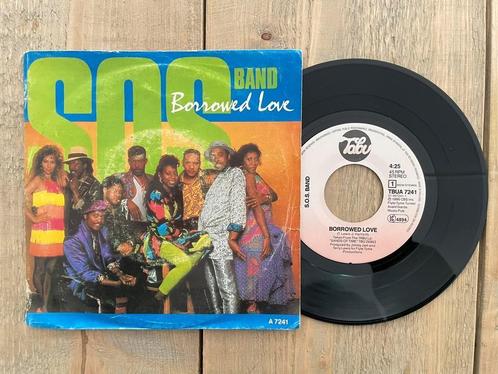 VINYL SINGLE SOS Band - Borrowed Love, Cd's en Dvd's, Vinyl Singles, Gebruikt, Single, Pop, 7 inch, Ophalen of Verzenden