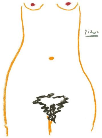 Picasso (1881)Kleur Lithografie "Gompositie Cela" Ges Gen beschikbaar voor biedingen