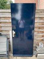 Blauwe voordeur 211 x 87,5 cm, Doe-het-zelf en Verbouw, Deuren en Horren, Ophalen, Gebruikt, 80 tot 100 cm, Buitendeur