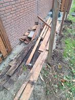 Hardhout planken - timmeren of stoken, Doe-het-zelf en Verbouw, Hout en Planken, Gebruikt, Minder dan 25 mm, Ophalen of Verzenden