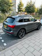 Audi Q5 2.0 Tfsi Quattro 3x Sline facelift 300pk Grijs, Auto's, Audi, 1730 kg, Zwart, 4 cilinders, USB