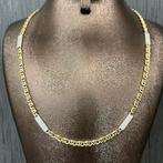 14k gouden ketting valkenoog schakel nieuw, Ophalen of Verzenden, Zo goed als nieuw, Goud