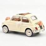 1:18  Fiat 500 L 1968 ''Wedding Gift''  -  Norev, Hobby en Vrije tijd, Modelauto's | 1:18, Auto, Info@bram-modelcars.nl, Norev