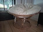 Rotan Lounge Stoel met Kussens, Huis en Inrichting, Fauteuils, Ophalen, Gebruikt, Lounge, 75 tot 100 cm